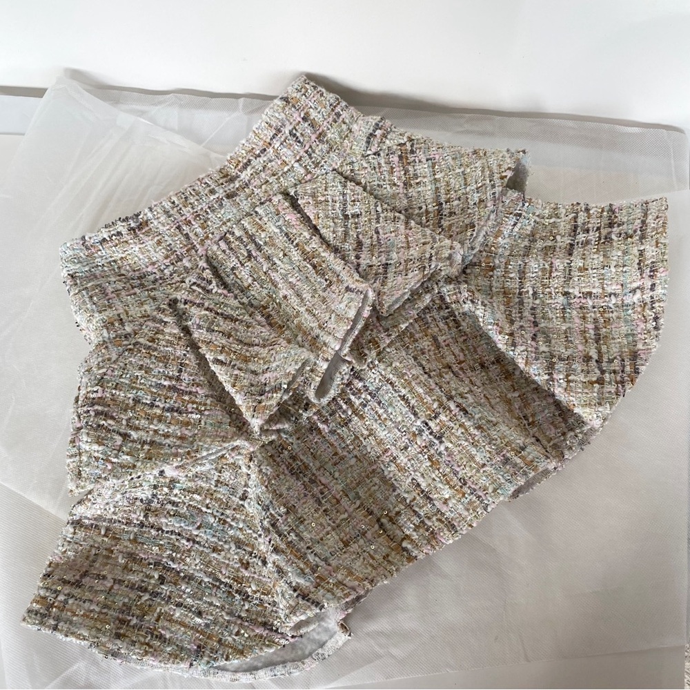 Gio bespoke tweed girls skirt